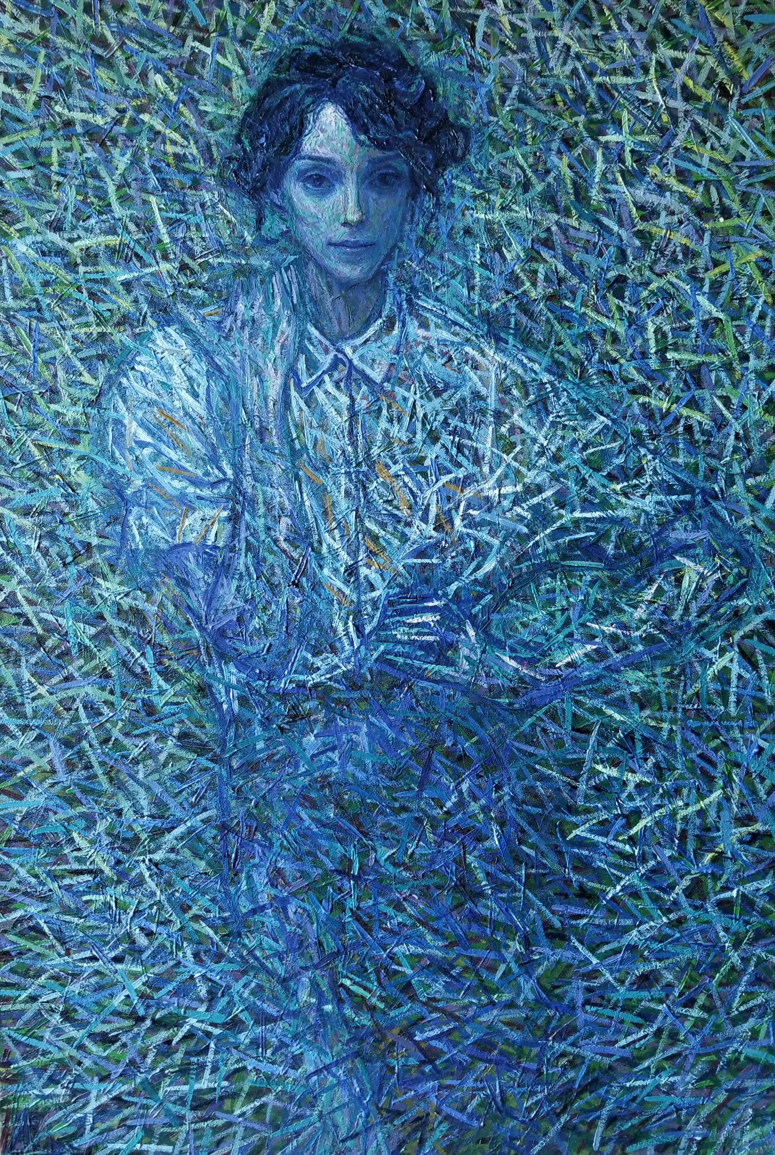 Atom Hovhanesyan, Portrait of Annie Clark Atom Hovhanesyan, Portrait of Annie Clark