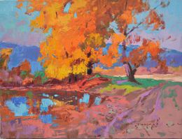 Peinture, Lush autumn, Alexander Shandor