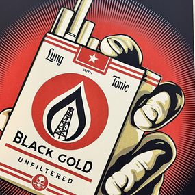Shepard Fairey (Obey), Black gold Shepard Fairey (Obey), Black gold