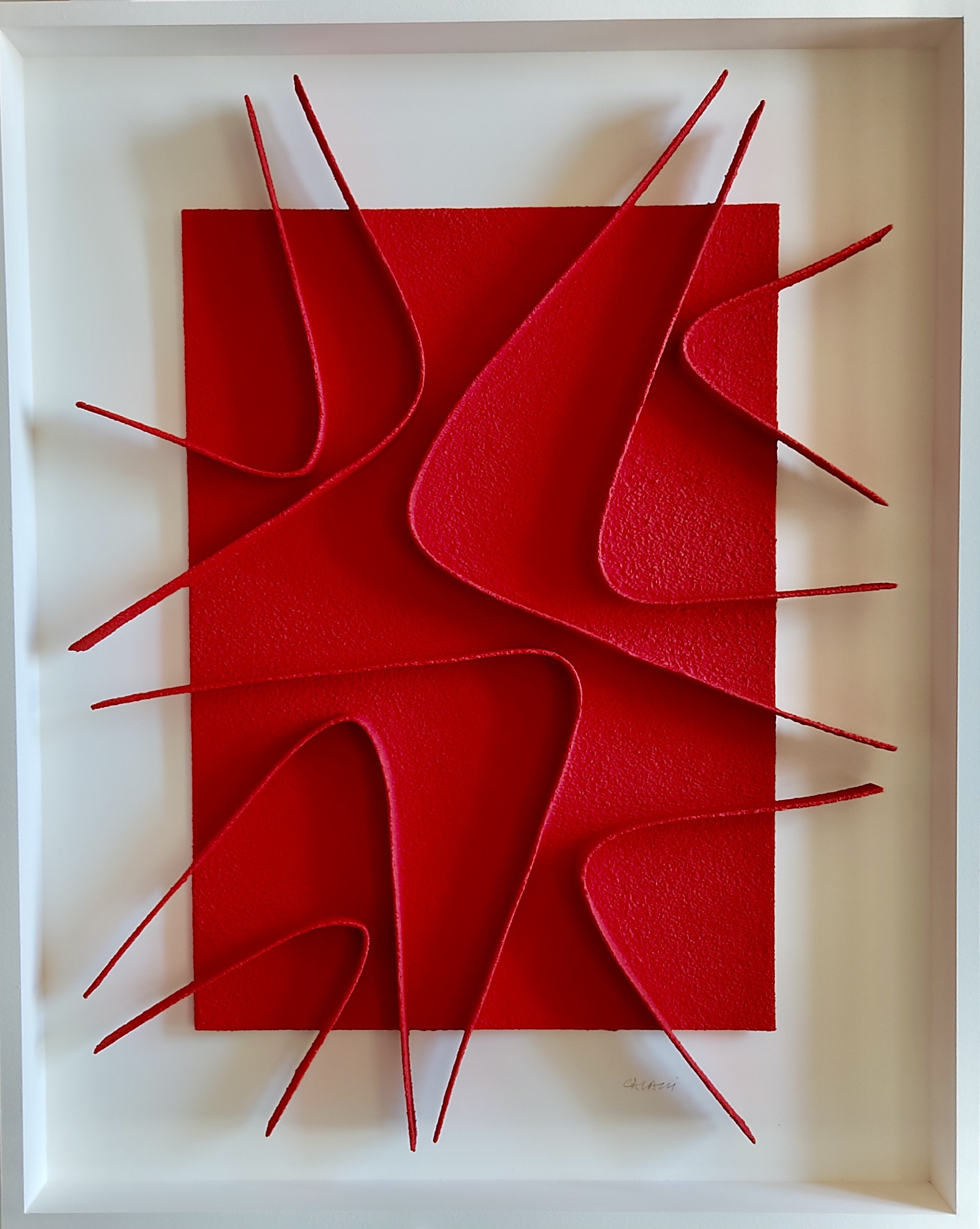 René Galassi, Calicots et pigments rouges René Galassi, Calicots et pigments rouges