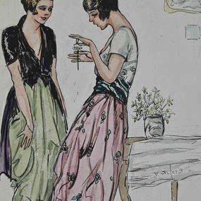 Luigi Bompard, Girls with a flower Luigi Bompard, Girls with a flower