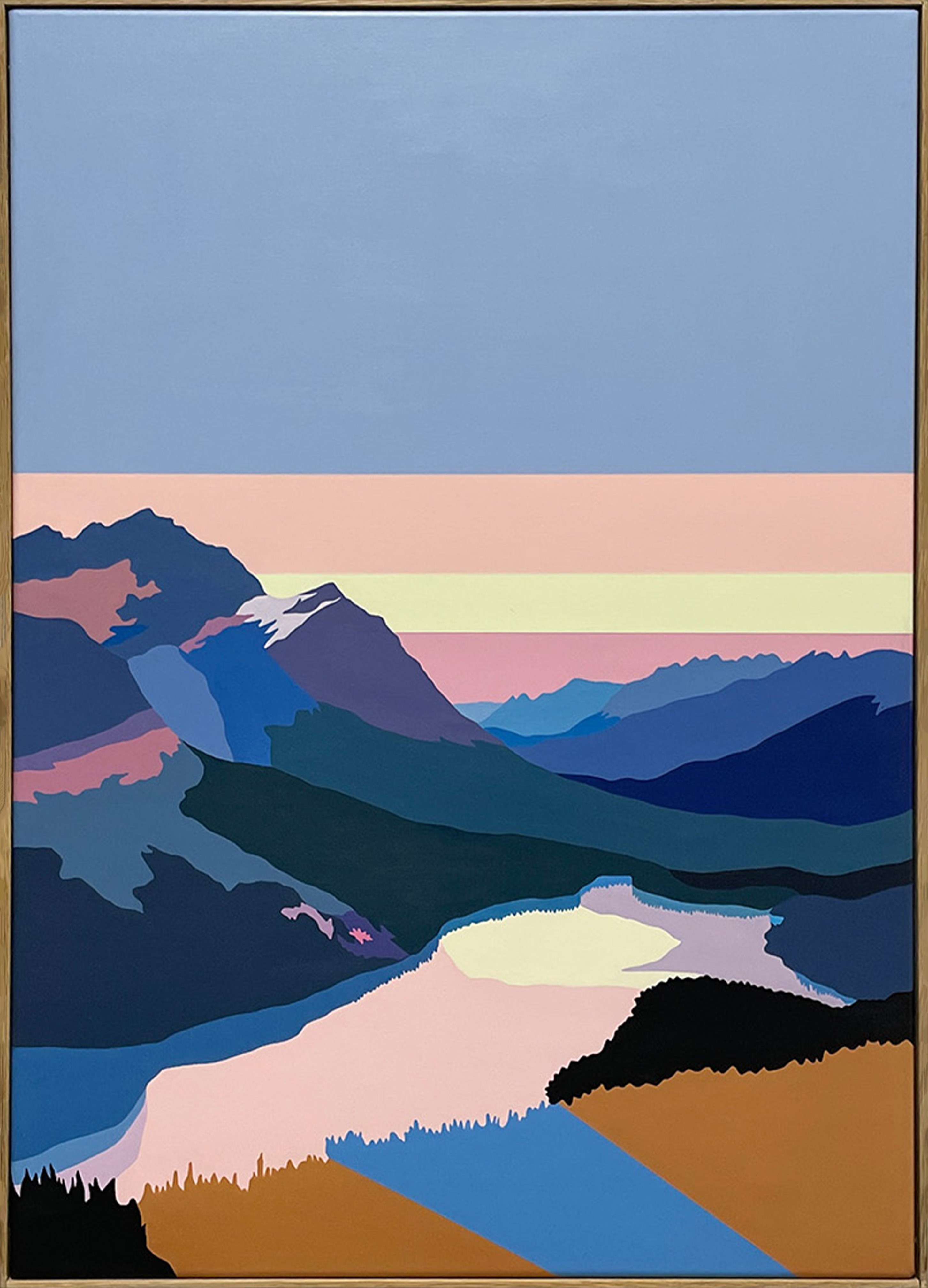 Marion Sagon, Blue Valleys & Pink Lake Marion Sagon, Blue Valleys & Pink Lake