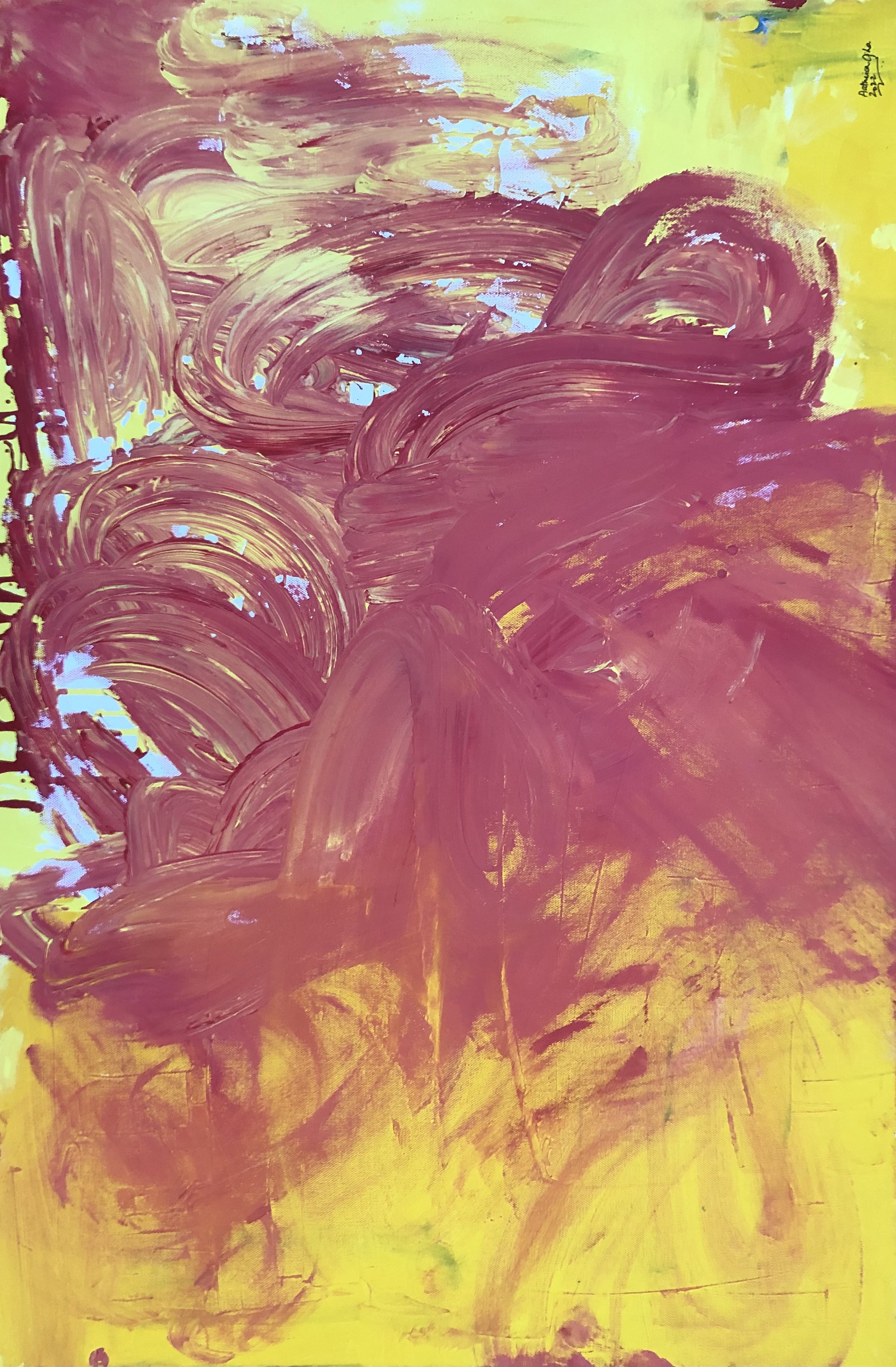 Aatmica Ojha, The League of Extraordinary Emotions_ Yellow & Red Aatmica Ojha, The League of Extraordinary Emotions_ Yellow & Red