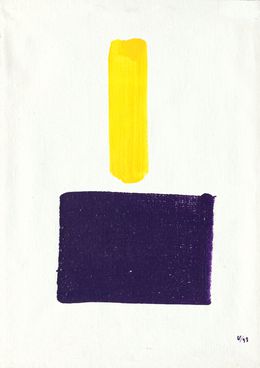 Sans titre - série signe et géométrie, Yvette Velay