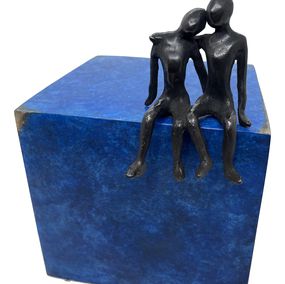 Les amoureux (bloc bleu Majorelle)... (Terre d'enfants 2022), Olivier Messas