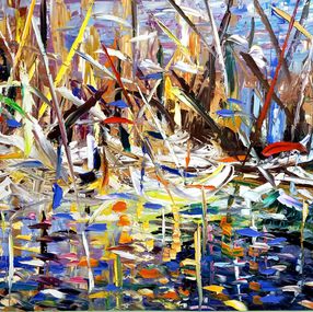 Painting, Anima in porto, Antonino Puliafico