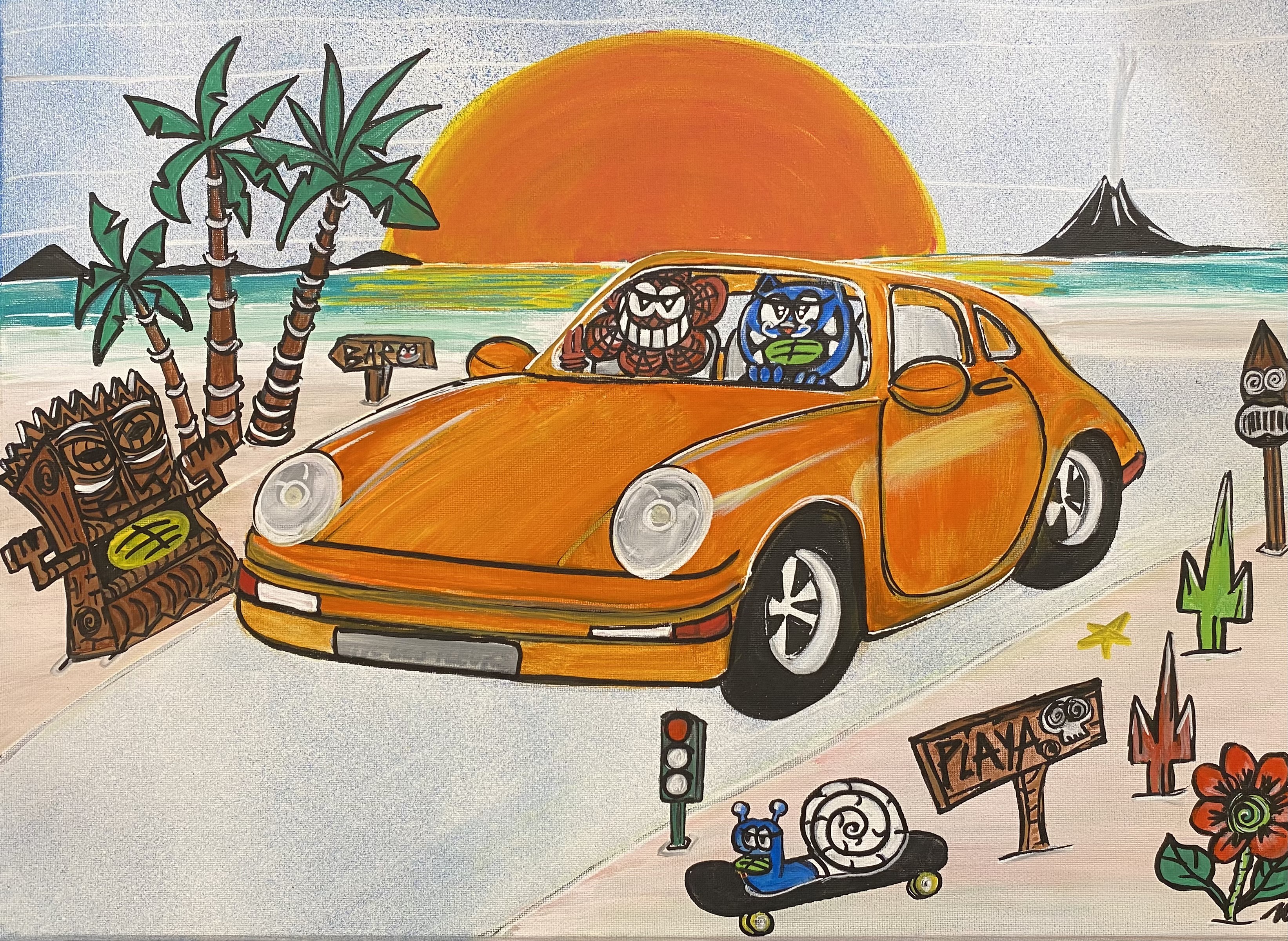 Seb Paul Michel, Vive les fleurs en voiture Seb Paul Michel, Vive les fleurs en voiture