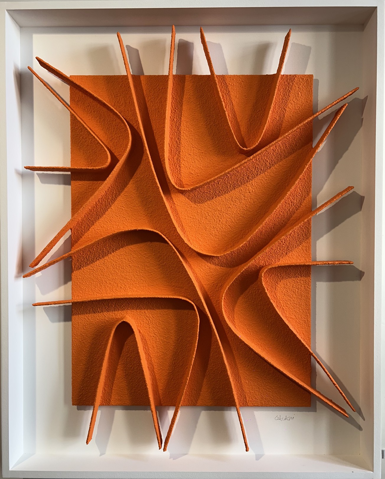 René Galassi, Calicots et pigments oranges René Galassi, Calicots et pigments oranges