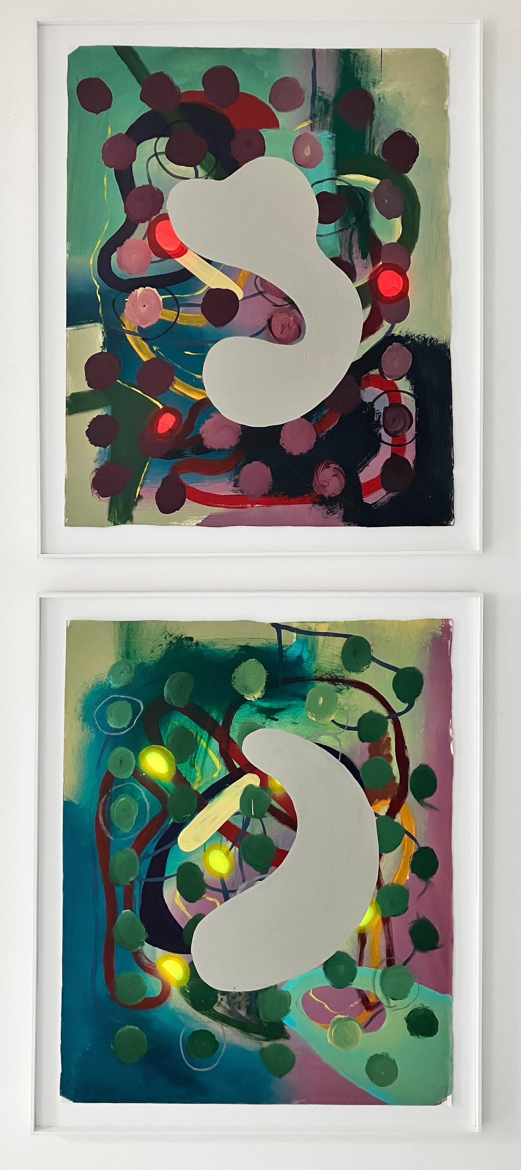 Alec Franco, Séptico I and II. Diptych Alec Franco, Séptico I and II. Diptych