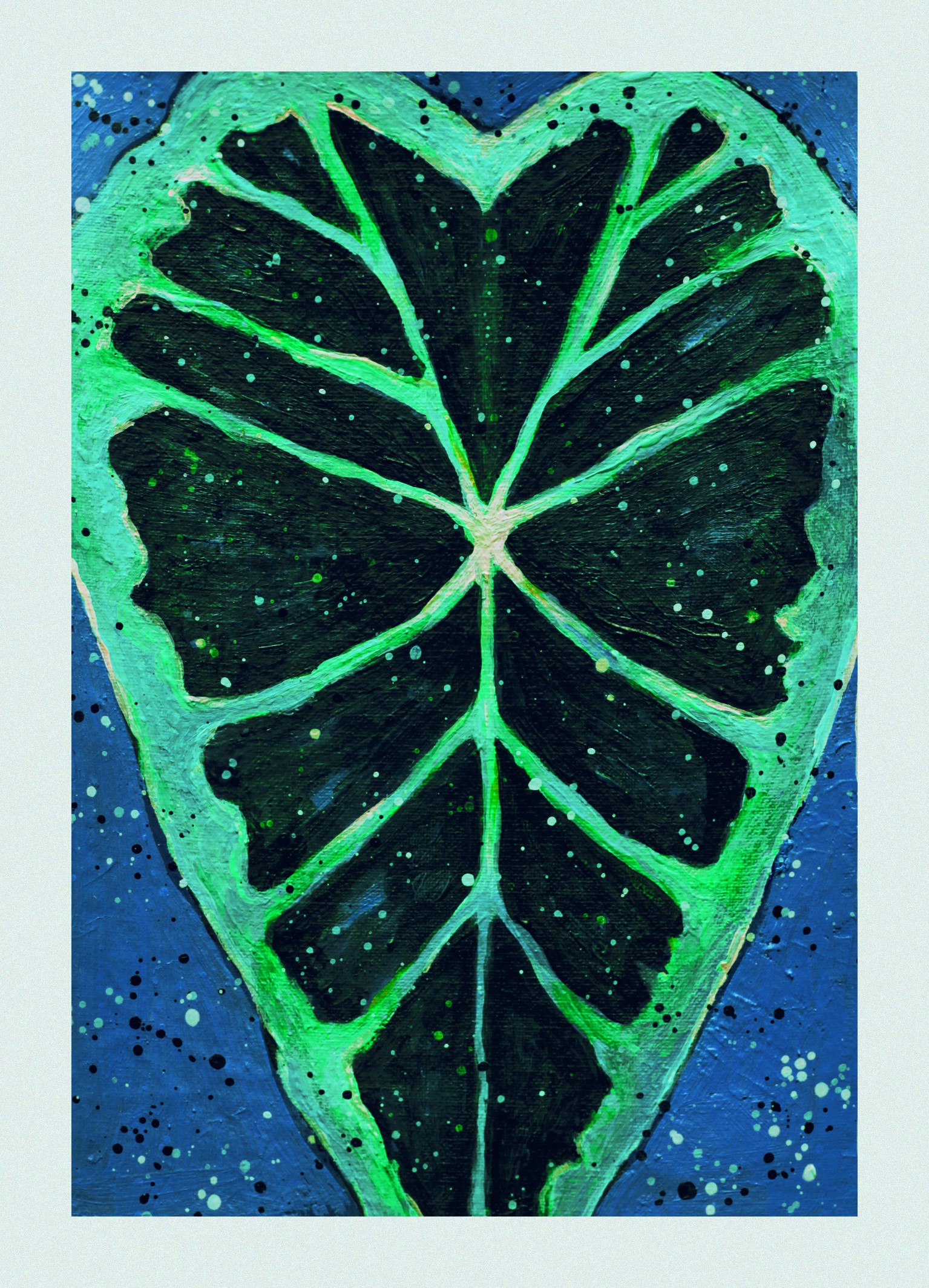 Aurélie Trabaud, Colocasia leaf Aurélie Trabaud, Colocasia leaf