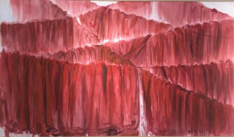 Qiongfei Zhang, Tissu Rouge, Série No 4 Qiongfei Zhang, Tissu Rouge, Série No 4