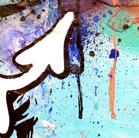 JP Malot, Pow! Bitcoin X Shoot the bank (original painting 2022) JP Malot, Pow! Bitcoin X Shoot the bank (original painting 2022)