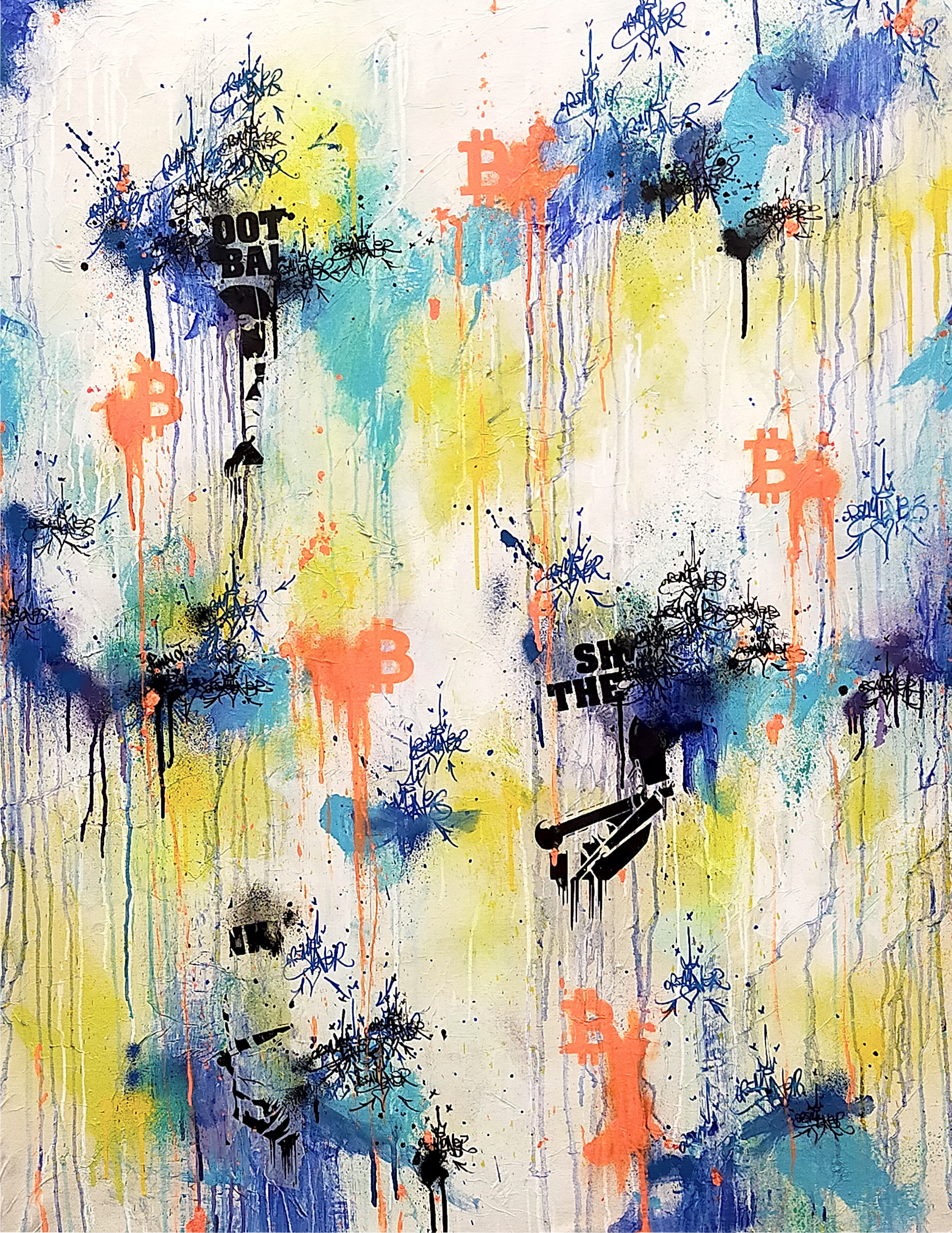 JP Malot, Shoot the bank (original painting 2022) JP Malot, Shoot the bank (original painting 2022)