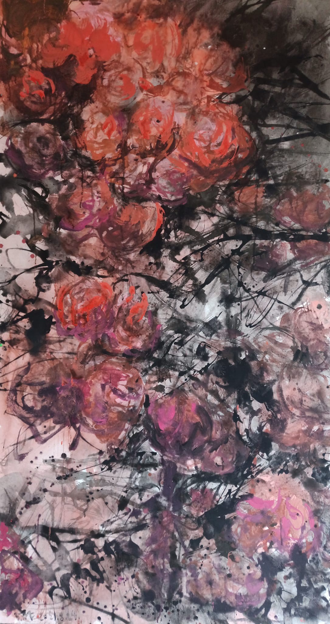 Qiongfei Zhang, Roses d'automne Qiongfei Zhang, Roses d'automne