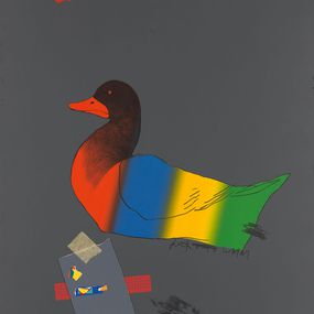 Print, Duck out of water, raymond saunders