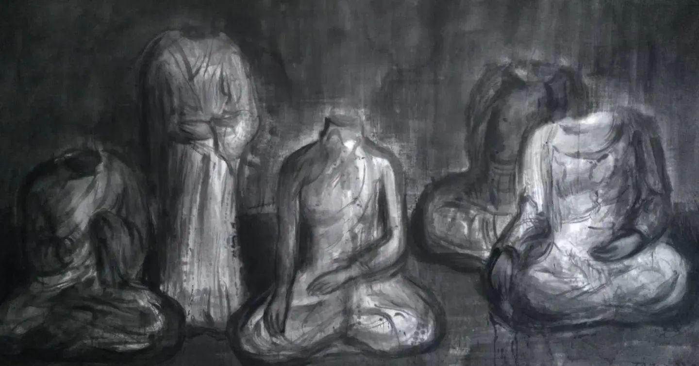 Qiongfei Zhang, Cinq Bouddhas Qiongfei Zhang, Cinq Bouddhas
