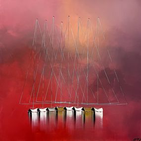 Painting, Lumière du soir... (Esprit Voile), Olivier Messas