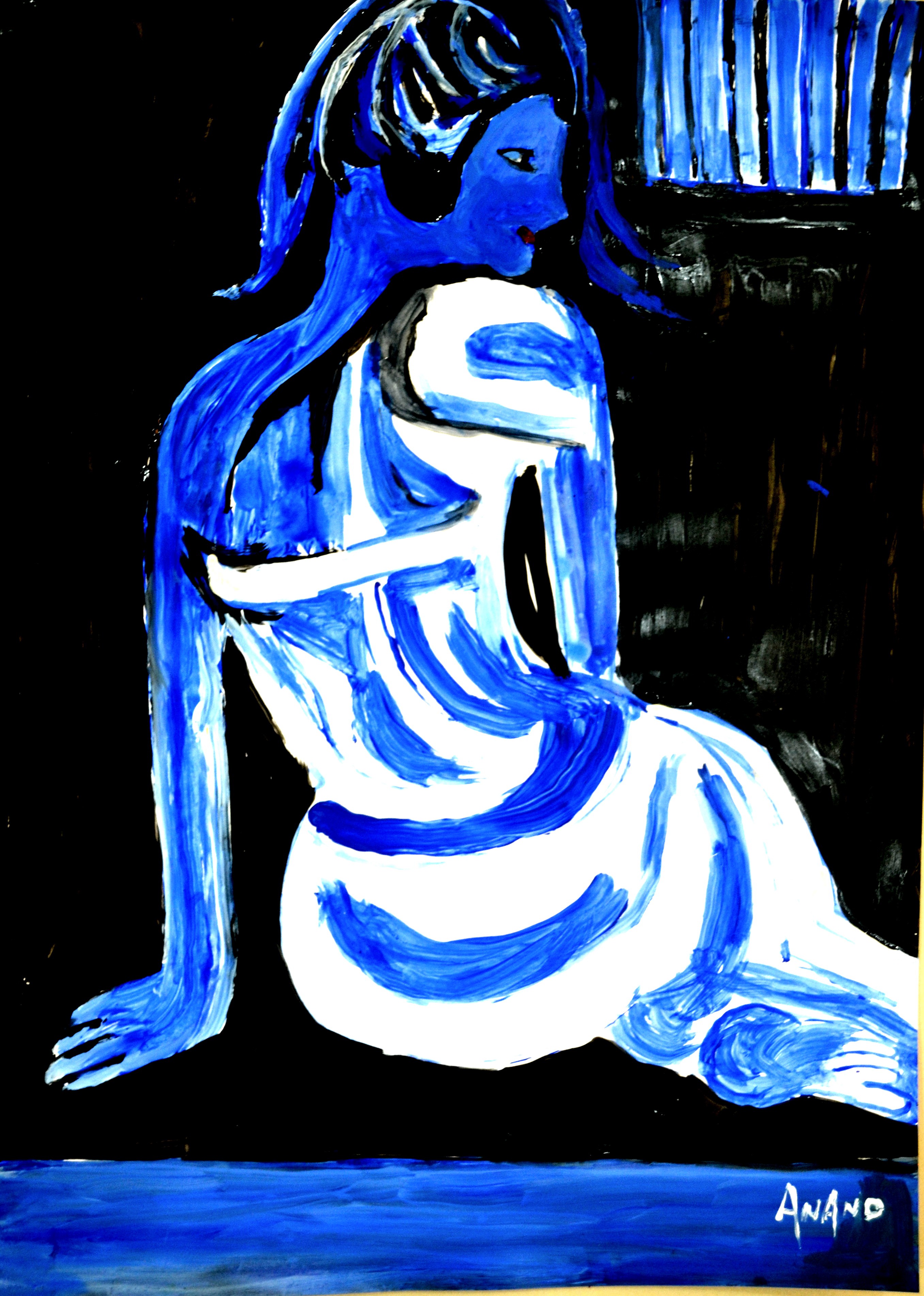 Anand Manchiraju, Pensive mood Anand Manchiraju, Pensive mood