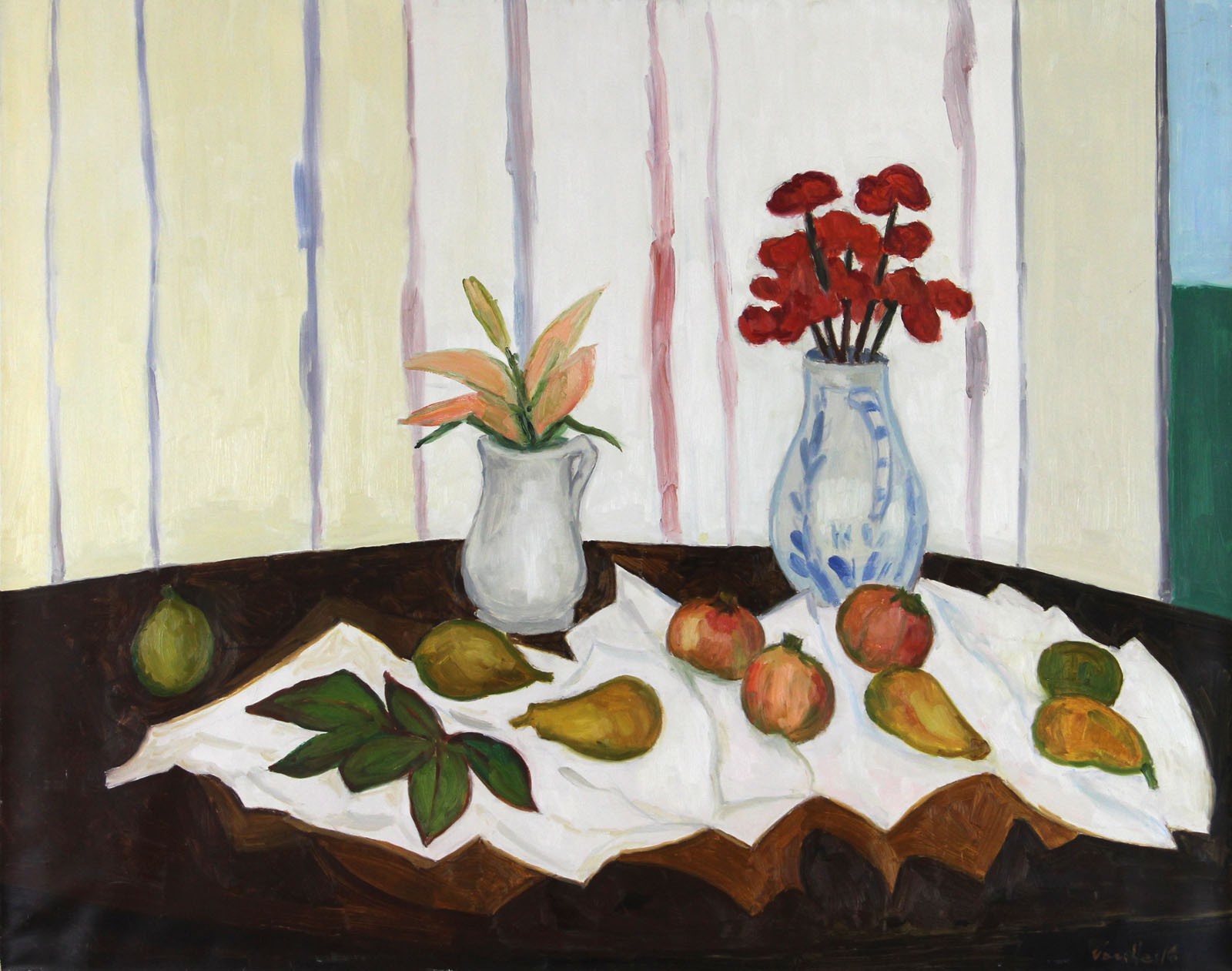 Arthur Van Hecke, Nature morte aux poires Arthur Van Hecke, Nature morte aux poires