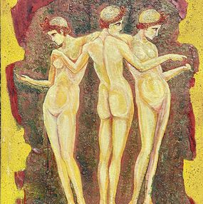 Painting, Three of them, Stavri Kalinov