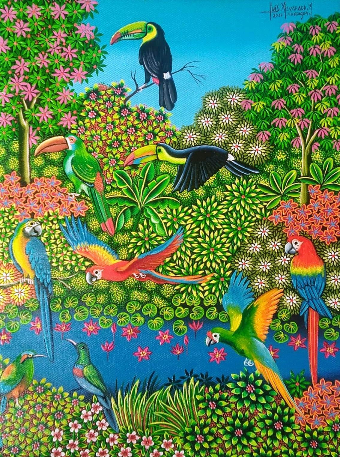 Luis Alvarado, Les oiseaux de Solentiname Luis Alvarado, Les oiseaux de Solentiname