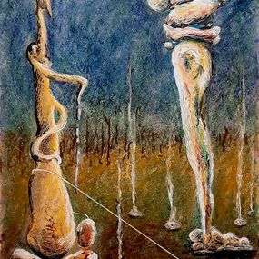 Pittura, Two personages, Vladimir Kolosov