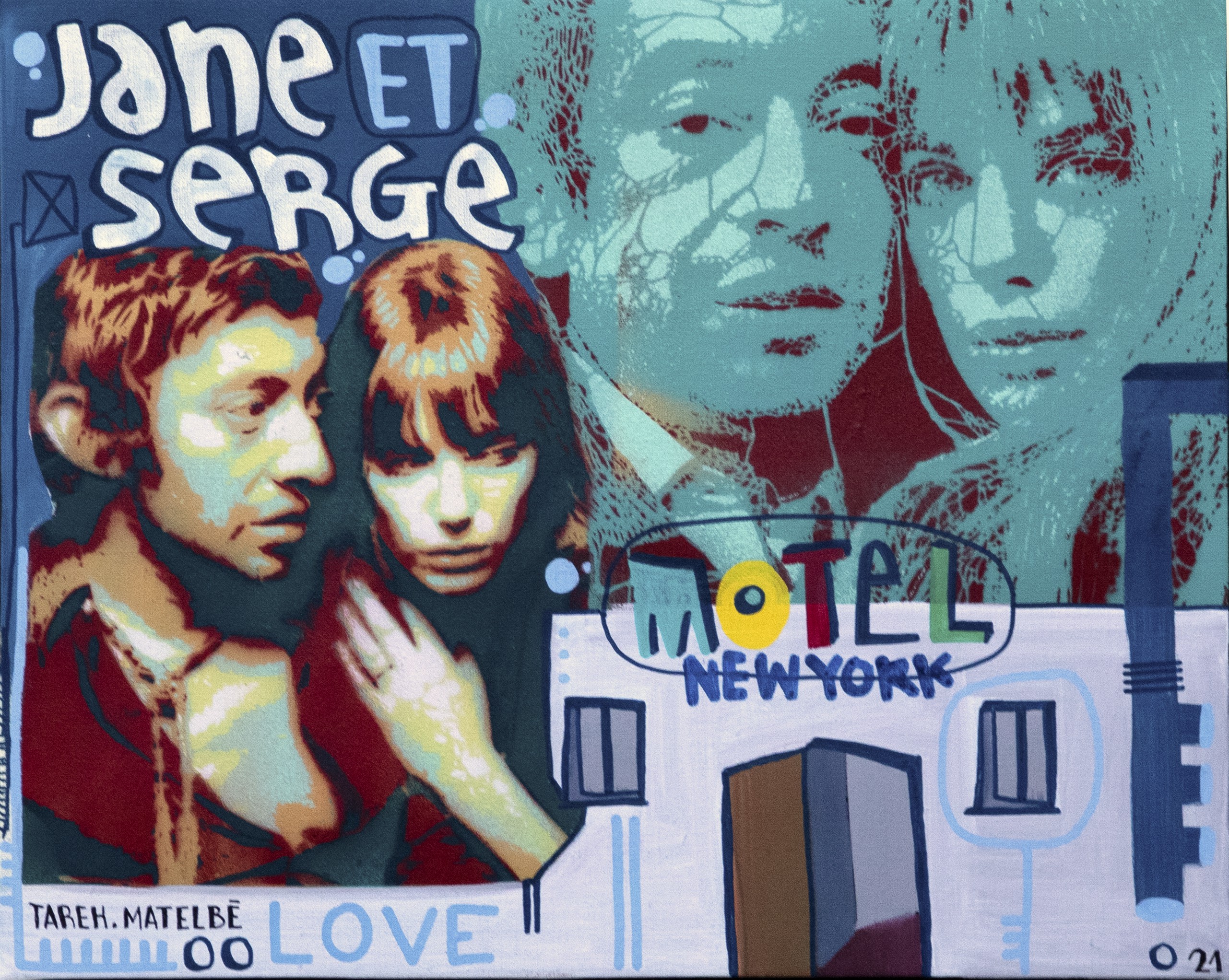 Tarek X Mat Elbé, Serge et Jane in New York Tarek X Mat Elbé, Serge et Jane in New York