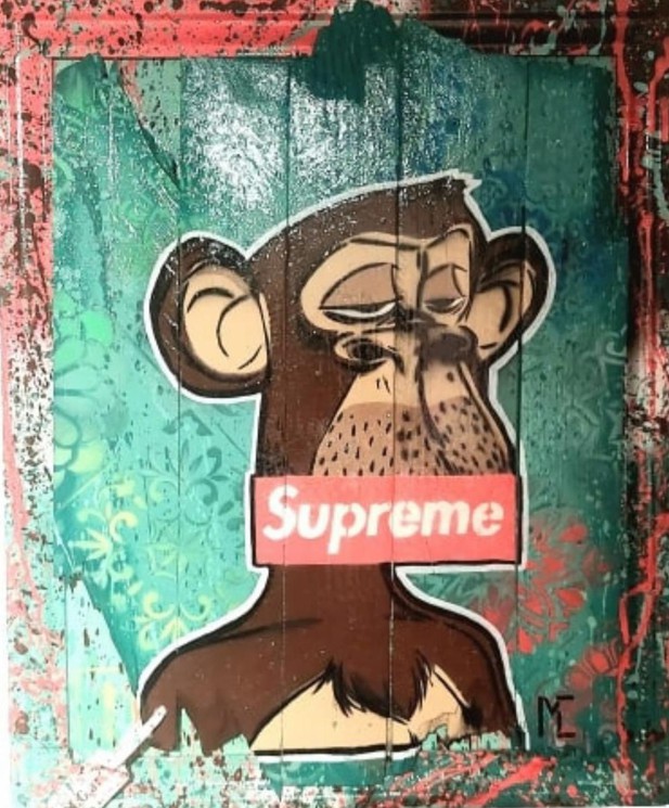 supreme bored ape