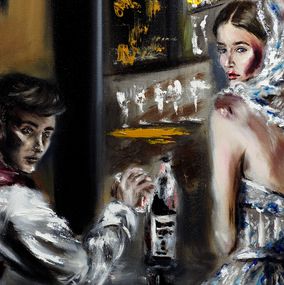 Ruslana Levandovska, A Veiled Woman at the Bar Ruslana Levandovska, A Veiled Woman at the Bar