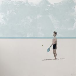 Boy with a racket, Joanna Woyda