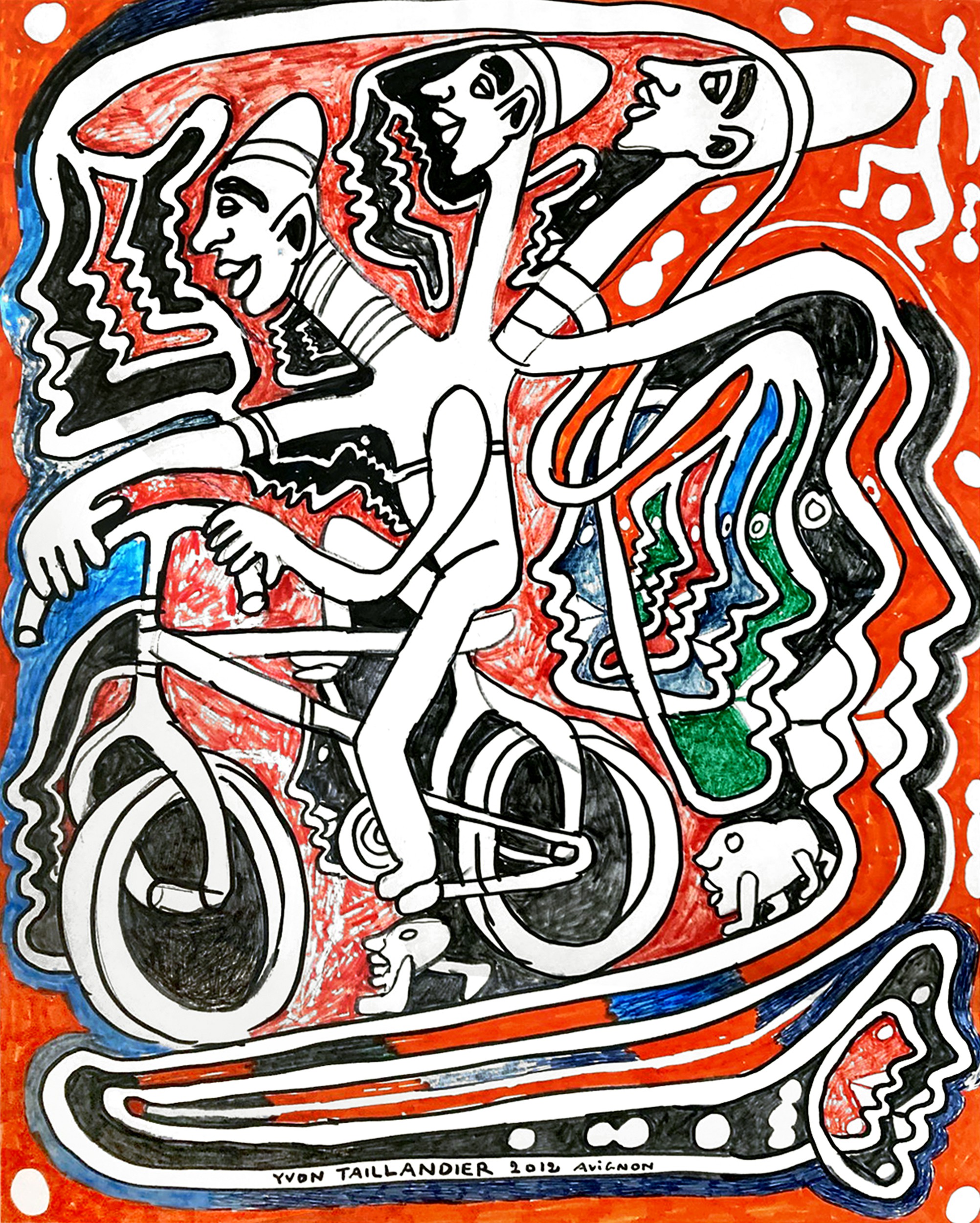 Yvon Taillandier, Les cyclistes Yvon Taillandier, Les cyclistes