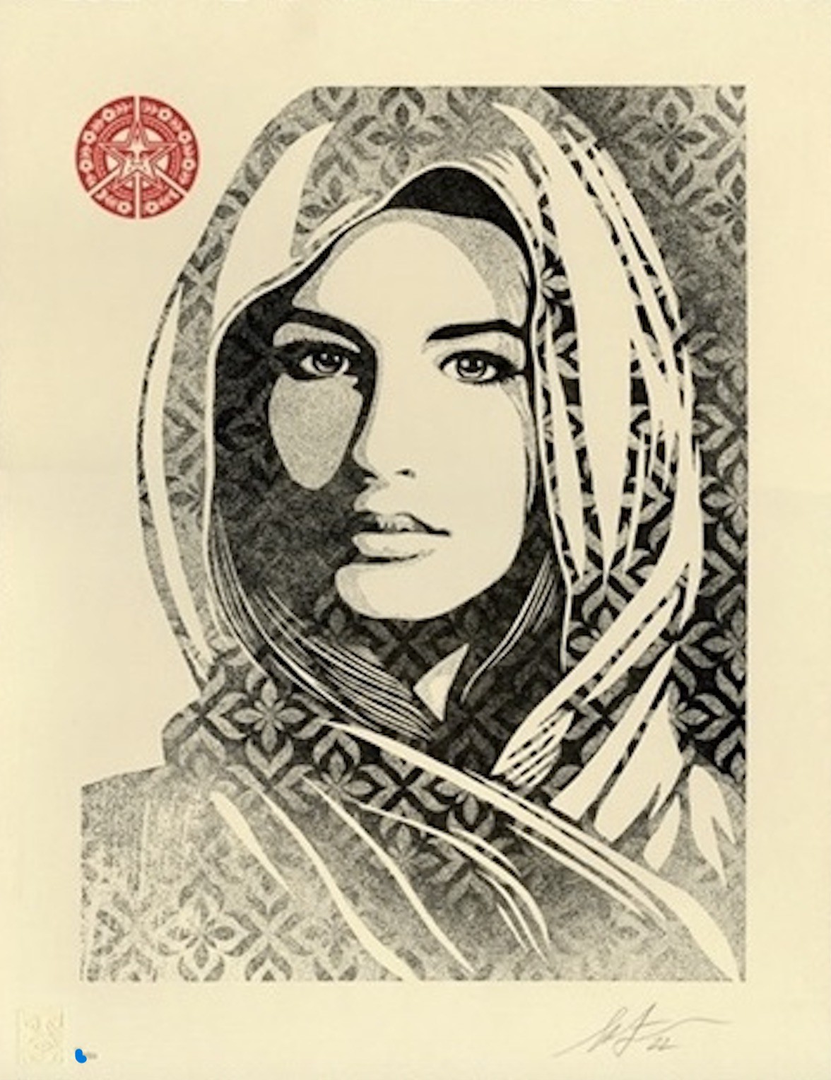 Shepard Fairey (Obey), Universal dignity letterpress Shepard Fairey (Obey), Universal dignity letterpress