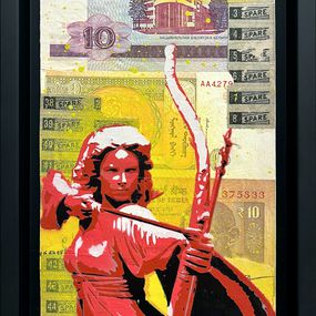 Voxx Romana, Red Bow Lady - Banknote Voxx Romana, Red Bow Lady - Banknote
