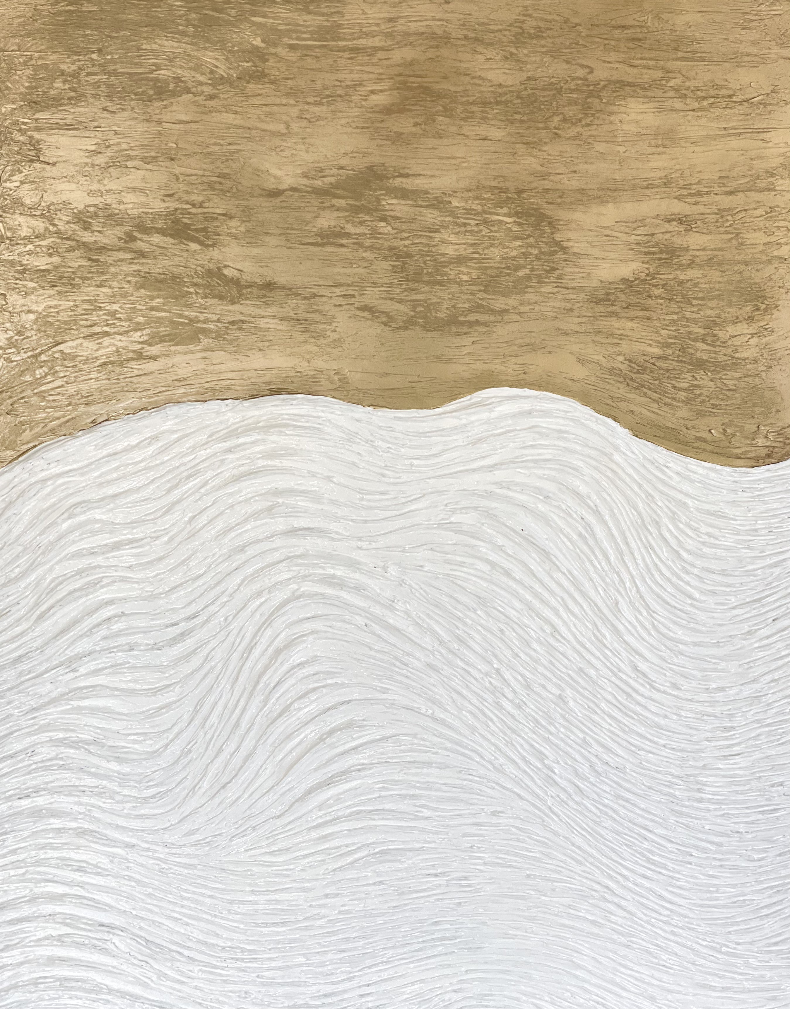 Daniela Pasqualini, Dreamscape Gold & White - Two tone paintings Daniela Pasqualini, Dreamscape Gold & White - Two tone paintings