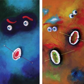 Vladimir Kolosov, It is surprised - They are surprised (diptych) / WOW! Vladimir Kolosov, It is surprised - They are surprised (diptych) / WOW!