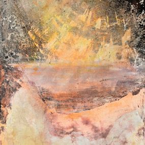 Gemälde, Dissolution II, Ardent - série Abstraction, Dominique Meunier