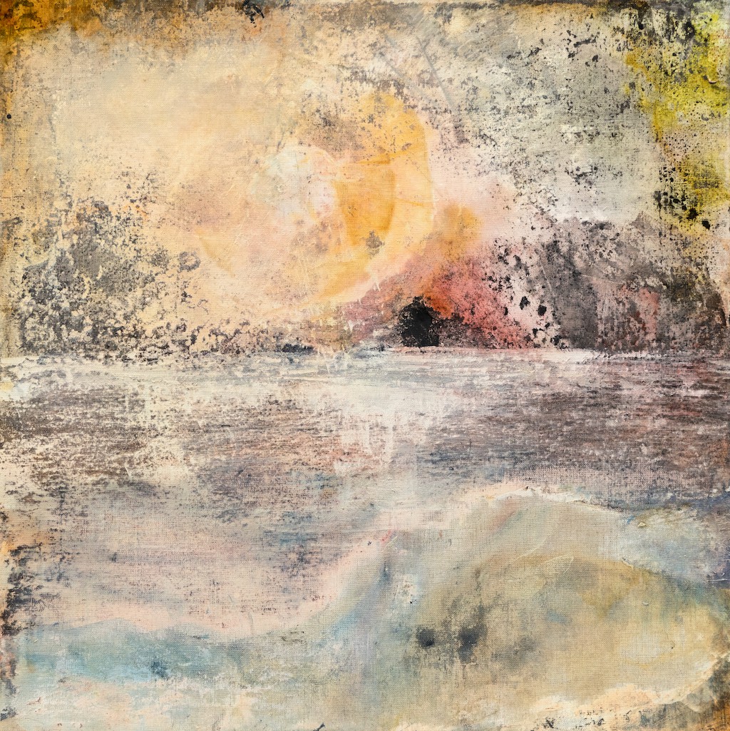 Dominique Meunier, Rêve oublié VI, Le rocher rose - série Paysage abstrait Dominique Meunier, Rêve oublié VI, Le rocher rose - série Paysage abstrait