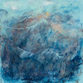 Gemälde, Dévoilement - série Paysage abstrait, Dominique Meunier