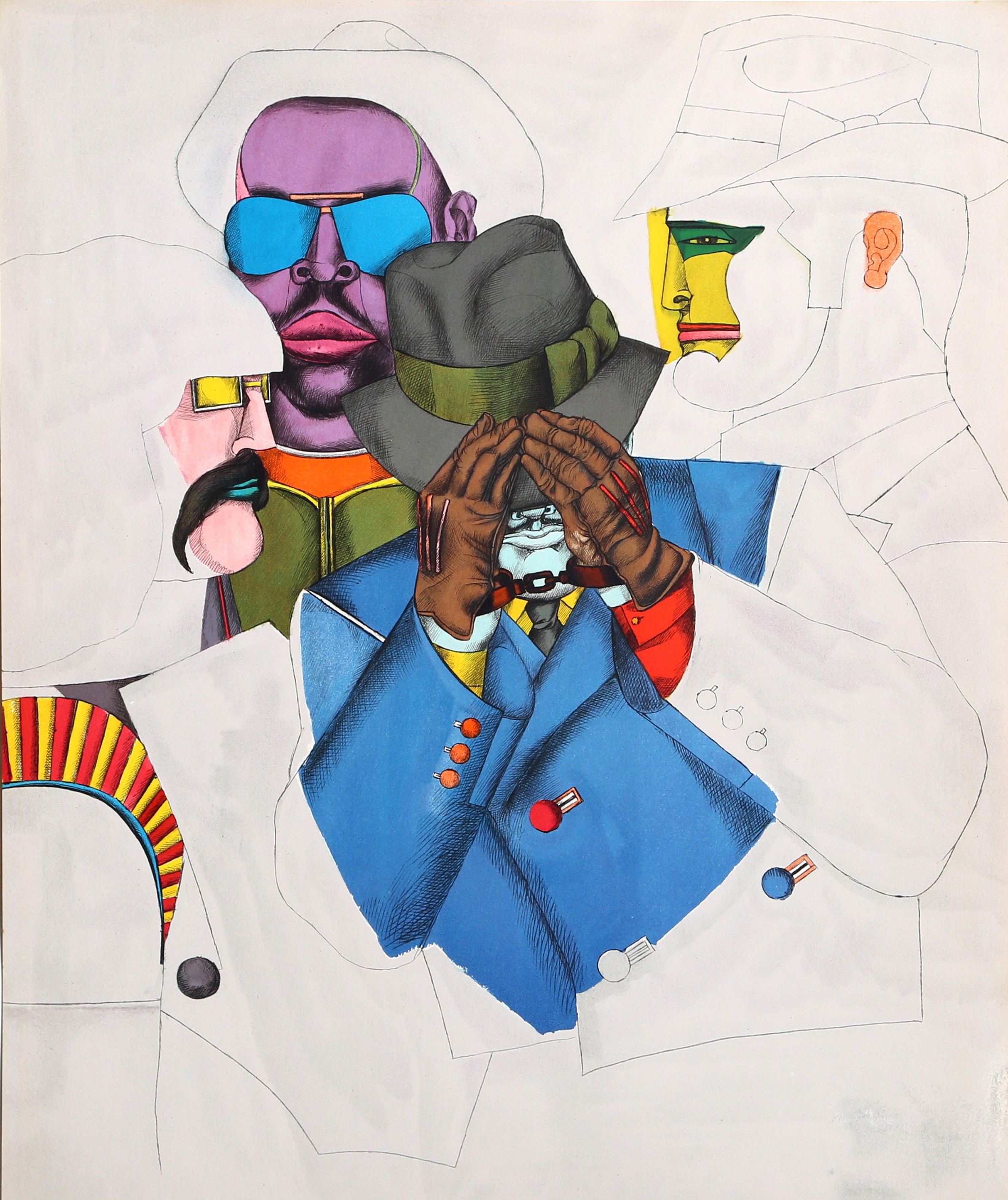 Richard Lindner, NY Men (Fun City) Richard Lindner, NY Men (Fun City)