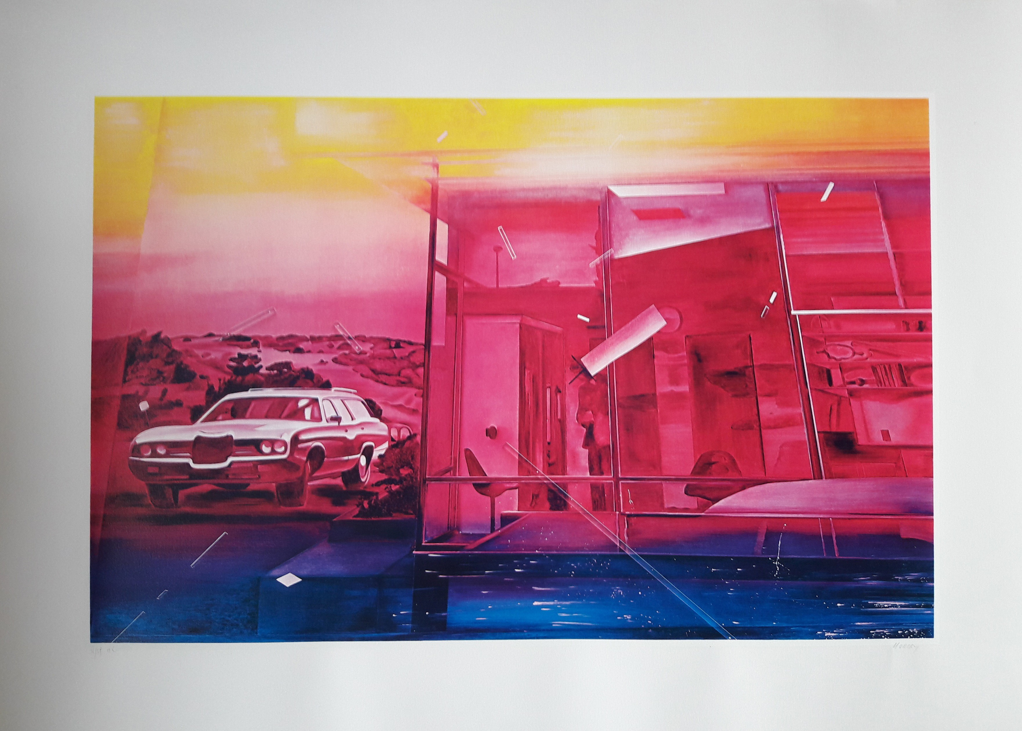 Jacques Monory, Fuite 2 Jacques Monory, Fuite 2