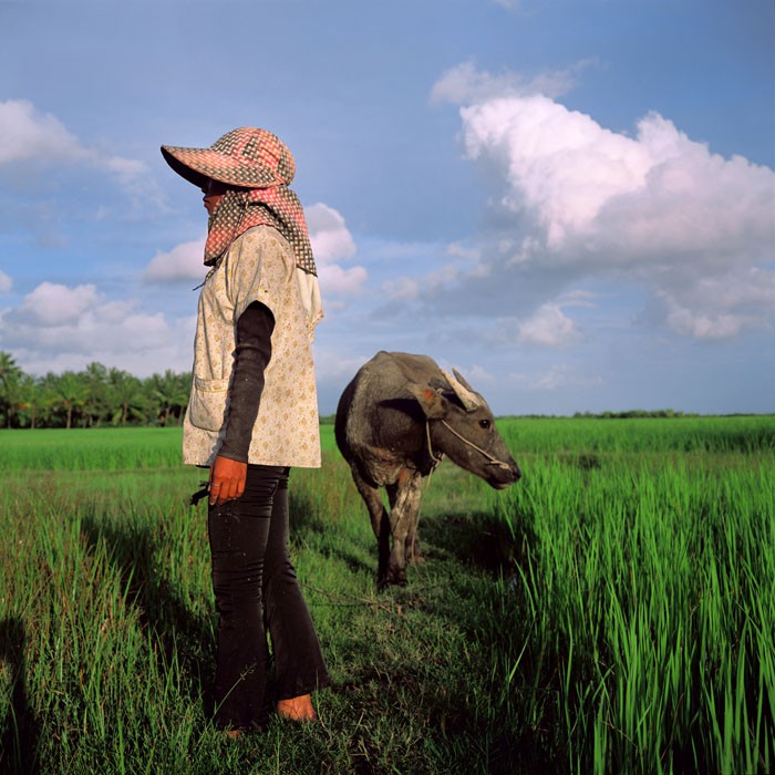 Eric Benard, Cambodge, Prey Nup, Bantei Prey, jeune fille Eric Benard, Cambodge, Prey Nup, Bantei Prey, jeune fille