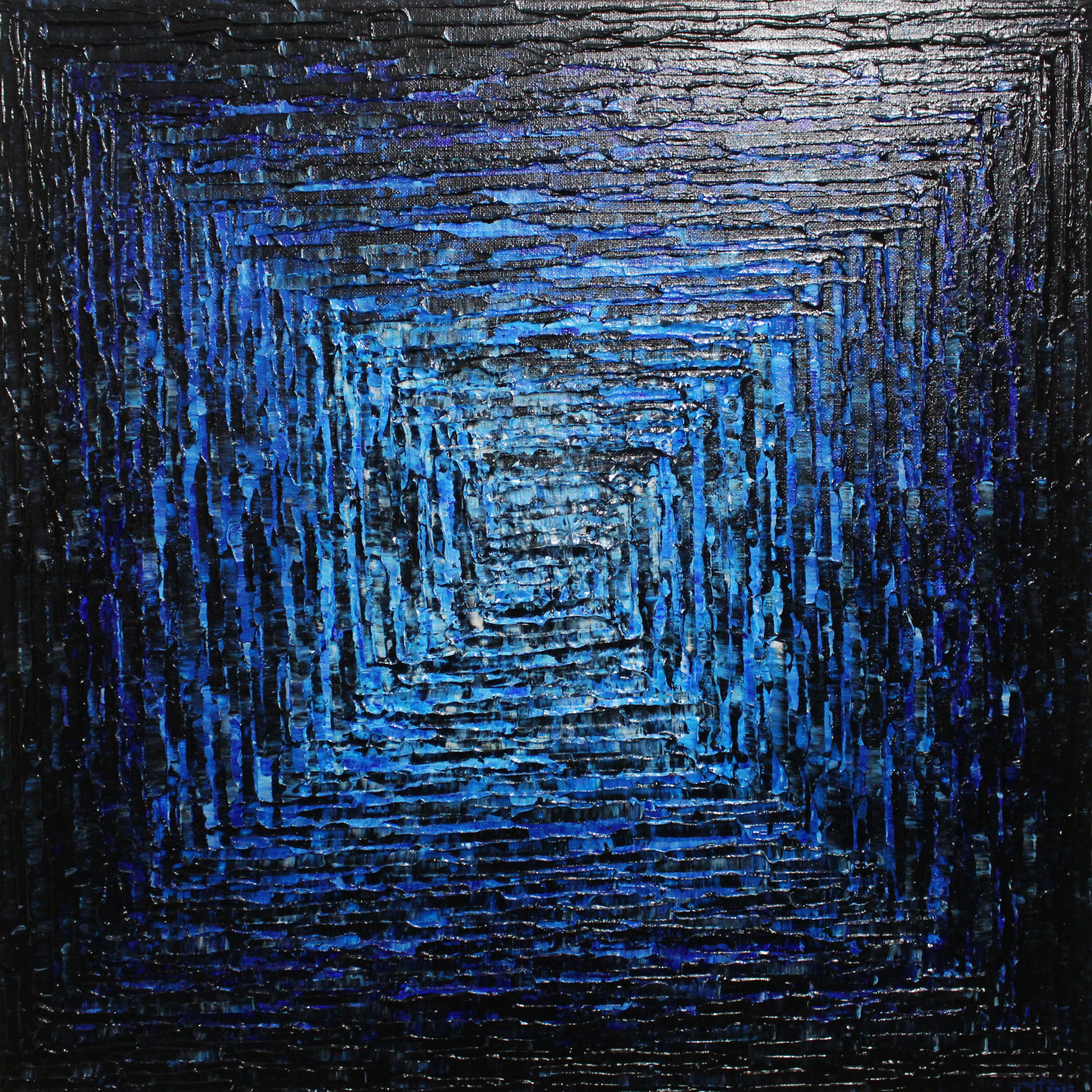 Jonathan Pradillon, Dégradé carré bleu Jonathan Pradillon, Dégradé carré bleu