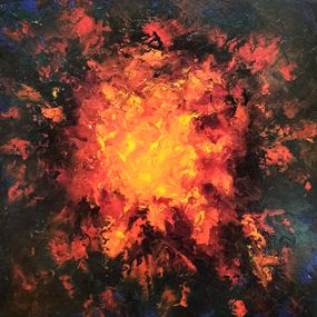Gemälde, Erupción II, Mª Rosa Germán