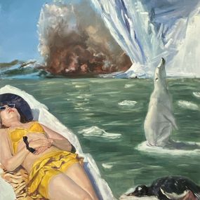 Painting, Iceberg Melting, Su Yu