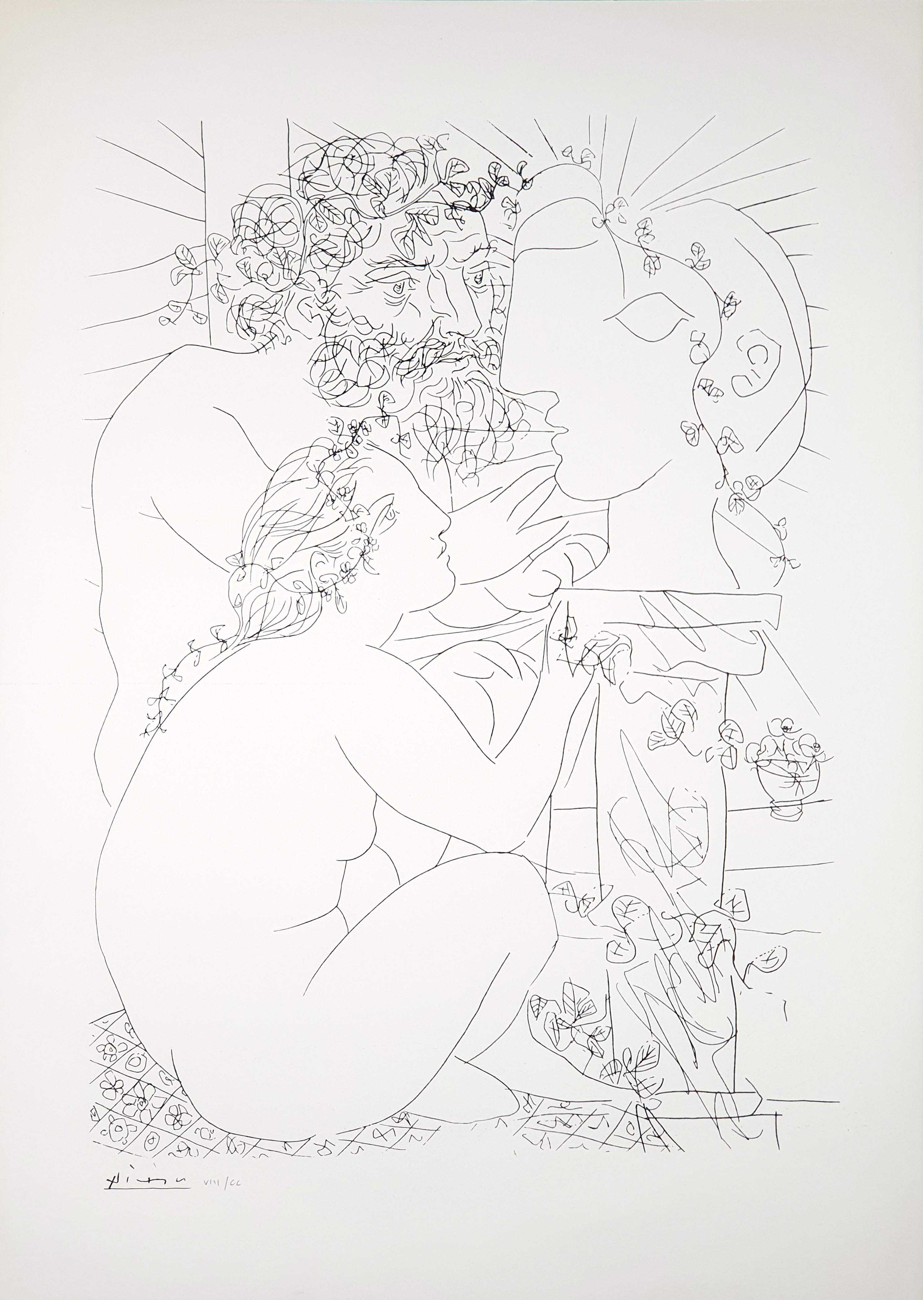 Pablo Picasso, Sculpteur avec son modèle Pablo Picasso, Sculpteur avec son modèle