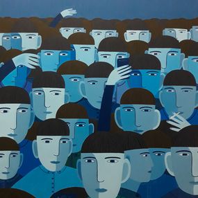 Painting, Tokyo Blues #2, Adam Norgaard