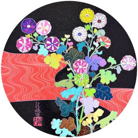 Kansei: korin red stream, Takashi Murakami