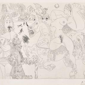 Print, Dressage au Cirque, Pablo Picasso