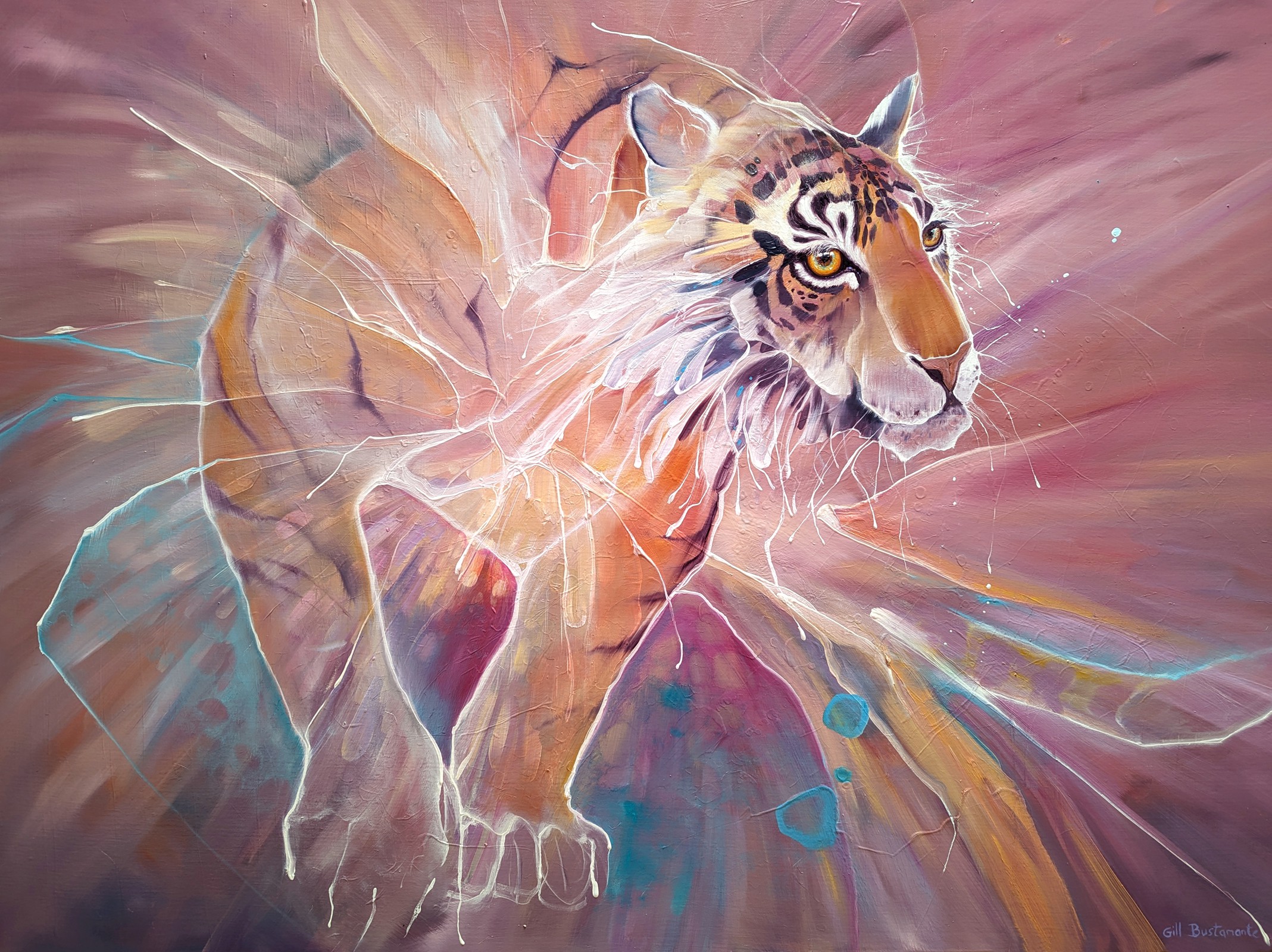 Gill Bustamante, Tiger Materializing Gill Bustamante, Tiger Materializing