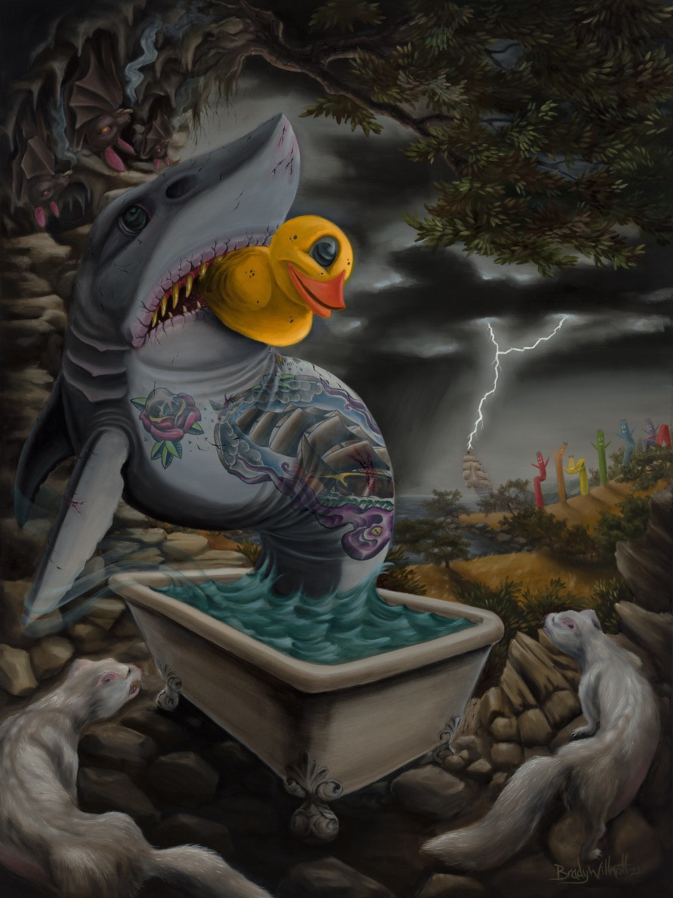 Brady Willmott, A sailor's grave (Original) Brady Willmott, A sailor's grave (Original)